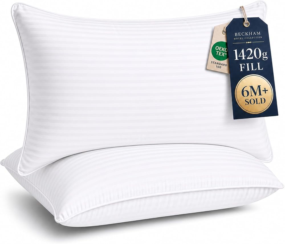Original Down Alternative Bed Pillows, King — Set of 2