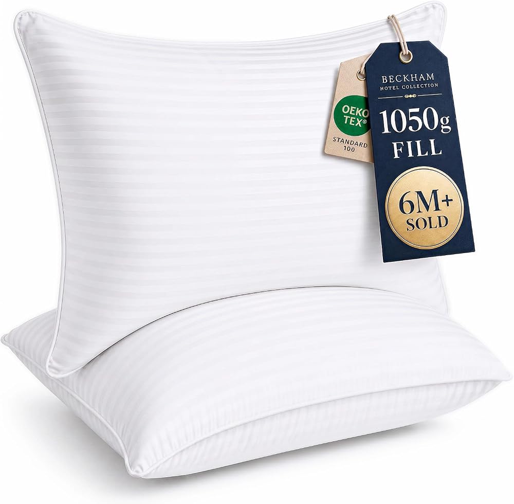 Original Down Alternative Bed Pillows, Standard/Queen — Set of 2