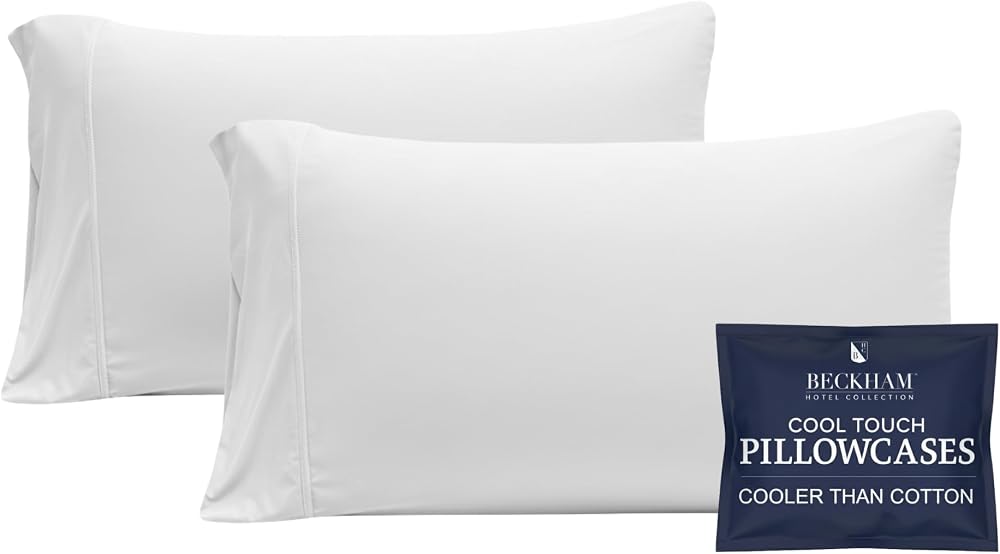 Cooling Pillowcases for Hot Sleepers, King — Set of 2